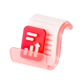 红码传输 3D 图标