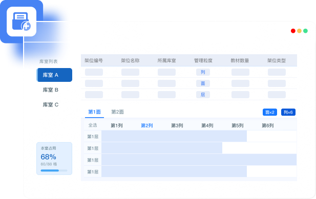 多粒度管理单位界面